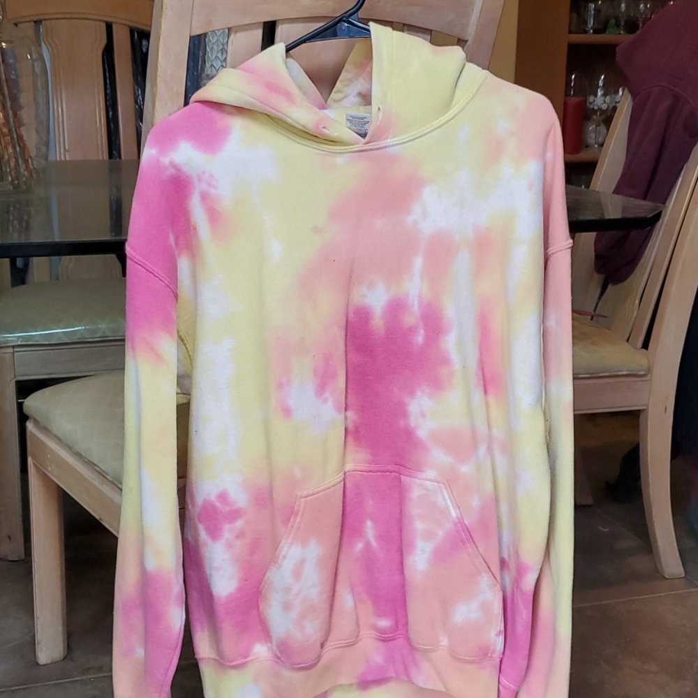 Warm color Tie Dye Hoodie